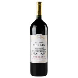 Вино Chateau Mezain Bordeaux rouge, червоне, сухе, 13,5%, 0,75 л (674260)