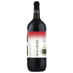 Вино Bolgrad Chateau de Vin, червоне, напівсолодке, 9-13%, 1,5 л (830270)
