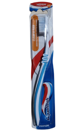 Зубна щітка Aquafresh Clean&Flex, середня, блакитний