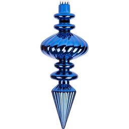 Новогодняя игрушка Novogod'ko Сосулька 23 cм глянцевая синяя (974094)