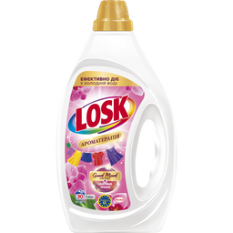 Гель для прання Losk Колор Ароматерапія Ефірні олії та аромат Малазійської квітки 1.35 л