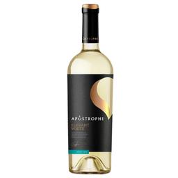Вино Apostrophe Elegant White, белое, полусухое, 9-13%, 0,75 л (8000020179303)
