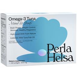 Омега-3 тунца Perla Helsa Mind & Body с DHA-формулой 120 капсул