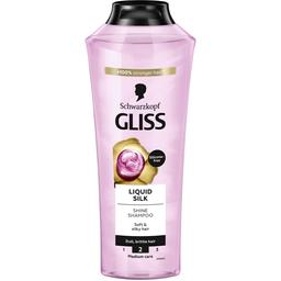 Шампунь Gliss Liquid Silk для блиску ламкого і тьмяного волосся 400 мл