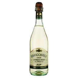 Вино ігристе Cavicchioli Bianco Lambrusco Dell'Emilia, біле, напівсолодке, 7,5%, 0,75 л