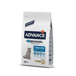 Сухой корм для стерилизованных кошек Advance Cat Sterilized, с индейкой, 3 кг