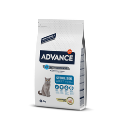 Сухий корм для стерилізованих кішок Advance Cat Sterilized, з індичкою, 3 кг