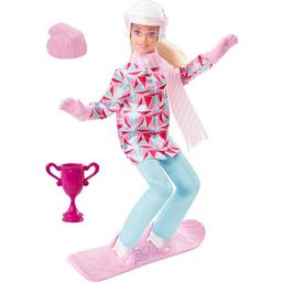Лялька Barbie сноубордистка, серія Зимові види спорту (HCN32)