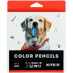 Кольорові олівці Kite Dogs 24 шт. (K22-055-1)