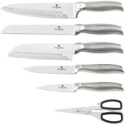 Набір ножів Berlinger Haus Kikoza Viridian, 7 предметів, сріблястий (BH 2342)