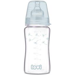 Пляшечка для годування Lovi Diamond Glass Botanic, 250 мл (74/205)