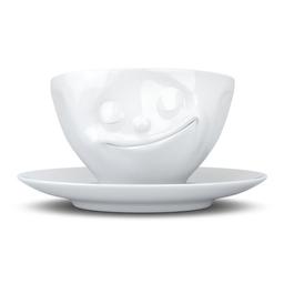 Чашка з блюдцем для кави Tassen Щастя 200 мл, порцеляна (TASS14301/TA)