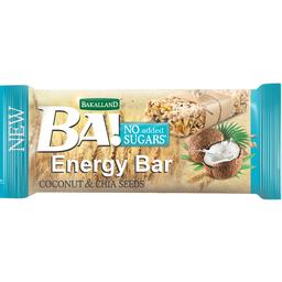 Злаковий батончик Bakalland Ba! Energy Bar Coconut & Chia Seeds без цукру 30 г
