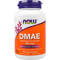Аминокислота Now DMAE Диметиламиноэтанол 250 мг 100 капсул