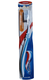 Зубная щетка Aquafresh Clean&Flex, средняя, голубой