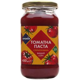 Паста томатна Премія стерилізована, 25%, 450 г (760598)