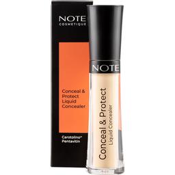 Жидкий консилер Note Cosmetique Conceal & Protect Liquid Concealer тон 01 (Light Sand) 4.5 мл