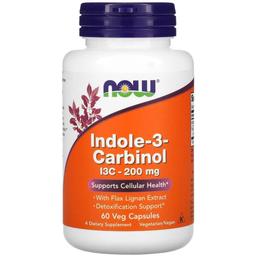 Індол 3 Карбінол Now Foods Indole-3-Carbinol 200 мг 60 вегетаріанських капсул