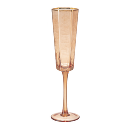 Набір келехів для шампанського S&T Amber 140 мл 4 шт (7051-13)