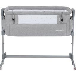 Приставная кроватка-люлька Kinderkraft Neste Up Grey Light Melange светло-серая (00000027309)
