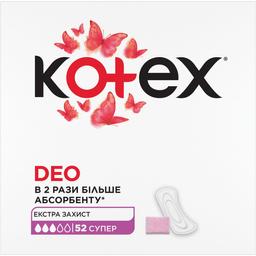 Щоденні прокладки Kotex Deo Super 52 шт.