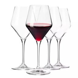 Набор бокалов для вина Krosno Perla Ray, стекло, 375 мл, 4 шт. (913506)