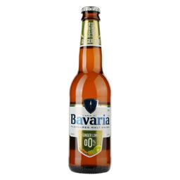 Пиво Bavaria Имбирь Лайм, безалкогольное, светлое, фильтрованное, 0,33 л