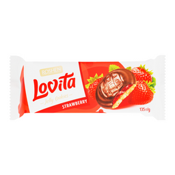Печенье Roshen Lovita Jelly Cookies со вкусом клубники 135 г (881139)