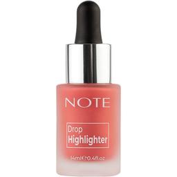 Рідкий хайлайтер Note Cosmetique Drop Highlighter відтінок 01 (Pearl Rose) 14 мл