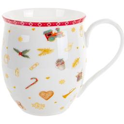Чашка Lefard Christmas Delight, 450 мл, разноцветный (985-129)