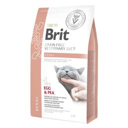 Сухой лечебный корм для кошек с почечной недостаточностью Brit GF Veterinary Diets Cat Renal, 2 кг