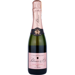 Шампанське Palmer & Co Champagne Brut Rose Solera AOC, рожеве, брют, 0%, 0,375 л