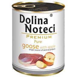 Влажный корм Dolina Noteci Premium Pure для собак склонных к аллергии, с гуской и яблоком, 800 гр
