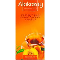 Чай черный Alokozay Персик байховый, 50 г (25 шт. по 2 г) (888931)