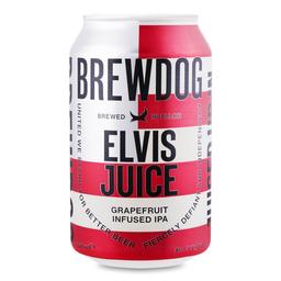 Пиво BrewDog Elvis Juice, бурштинове, 5,1%, з/б, 0,33 л (852359)
