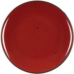 Тарілка обідня Ardesto Bagheria, Sangria, 26 см, бордовий (AR2926R)