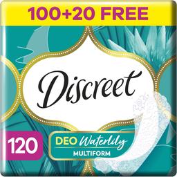 Ежедневные прокладки Discreet Deo Waterlily 120 шт.