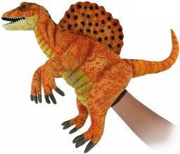 Мягкая игрушка на руку Hansa Puppet Спинозавр, 42 см, золотой (7760)