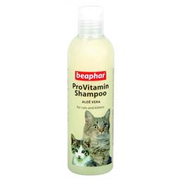 Pro Vitamin Shampoo Beaphar Aloe Vera for Cats and Kittens з екстрактом Алое Вера для котів та кошенят з чутливою шкірою, 250 мл