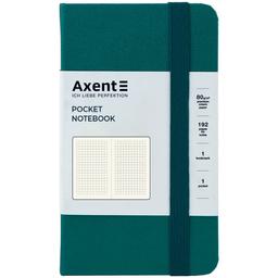 Книга записна Axent Partner A6- в клітинку 96 аркушів малахіт (8301-31-A)
