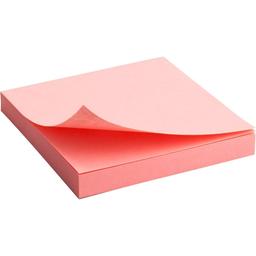 Блок паперу з клейким шаром Axent 75x75 мм 100 аркушів, рожевий (2314-03-A)