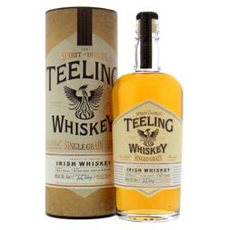 Виски Teeling Single Grain Irish Whiskey 46% 0.7 л в тубусе