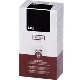 Фарба для волосся Lucens Color, відтінок 1.0 (чорний), 145 мл (110403)