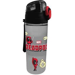 Бутылка для воды Yes Marvel Deadpool, 620 мл, серая (707791)