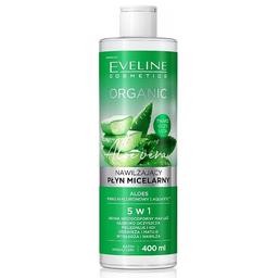 Міцелярна вода, що очищає, Eveline Organic Aloe + Collagen, 400 мл (B400ACPM)