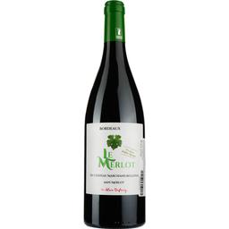 Вино Chateau Marchand Bellevue Le Merlot per Alain Dufourg Bordeaux, красное, сухое, 0,75 л