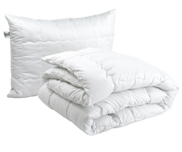 Набор одеяло + подушка Руно Warm Silver силиконовый зимний белый (924.52_Warm Silver)