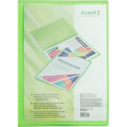 Дисплей-книга с карманом Axent А4 20 файлов зеленая (1020-26-A)