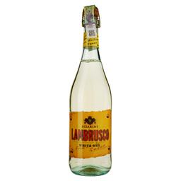 Вино ігристе Sizarini Lambrusco White Dry, біле, сухе, 0,75 л (478690)