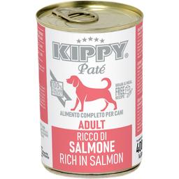 Вологий корм для собак Kippy паштет з лососем 400 г